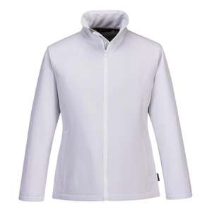 PORTWEST - TK21WHRS Chaqueta blanca Softshell (2L) con estampado y promoción para mujer-EAN 5036108362387 ALL WATHER PROTECTION - Product Image 1