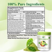 Complément Alimentaire HACCP OEM ODM : Poudre de Superaliments Verts - Mélange Super Vert avec Enzymes Digestives et Antioxydants