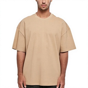 T-shirts Homme Tricotés Écologiques Coupe Classique Style Urbain Vintage Oversize en Polyester/Coton – Nouvelle Collection Été – Offre Spéciale - Product Image 1