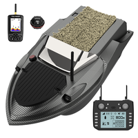 V080 2025 Nouveau Bateau Amorceur de Pêche à Grande Vitesse pour Carpe avec Sonar GPS, Détecteur de Poissons, Retour Automatique sur 180 Points GPS, Portée 800M, Capacité 3KG, 12V et Crochet de Largage