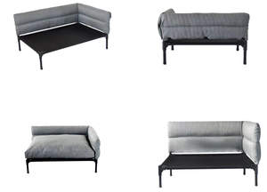 맞춤형 컬러 내유성 방오 고급 미끄럼 방지 애완 동물 침대 튼튼한 철 프레임 높은 개 소파 베드 - Product Image 2