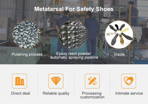 Metatarso de acero para hombres personalizados Bota de seguridad de protección industrial - Product Image 2