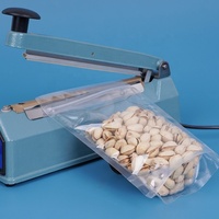 Sacs refermables à fermeture éclair, transparents, de qualité alimentaire, pour emballage alimentaire personnalisé, pour usage domestique