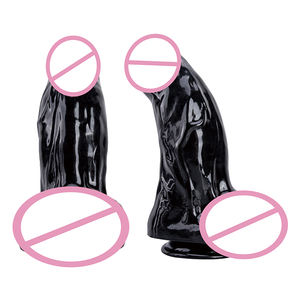 Enorme mostro donne uomini Super nero realistico grosso nero enorme Dildo xl cazzo giocattolo del sesso - Product Image 3
