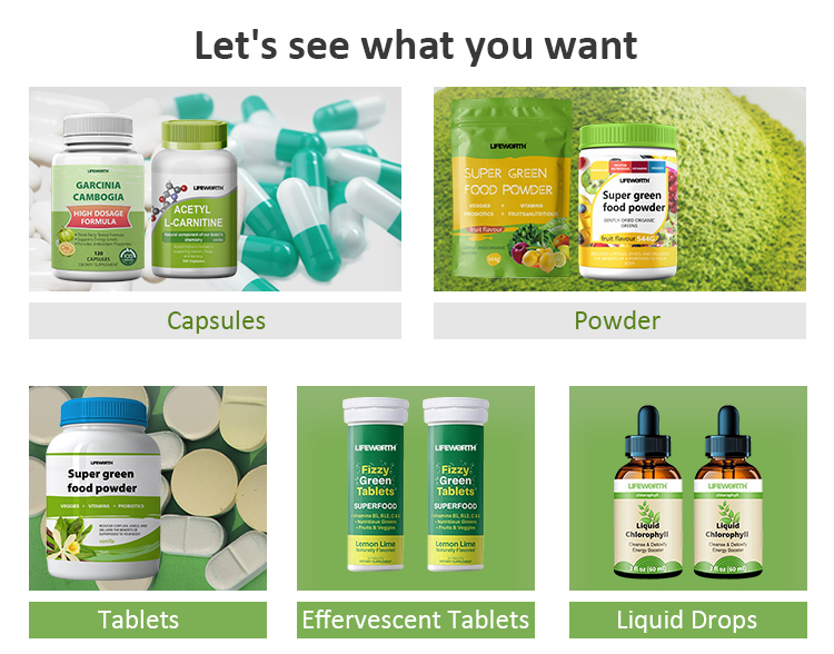 Lifeworth OEM Private Label Superfood Greens Blend Powder