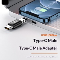 Typ-C Stecker-Buchse-Adapter Dual-Buchse Hub USB 3.1 Gen 2 Hochgeschwindigkeits-Signalwandler für Laptop PC Notebook Desktop Tablet
