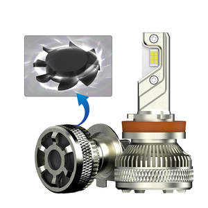 Nuevo faro de coche <span class=keywords><strong>LED</strong></span> D16 de alta potencia 45W 4500LM con 3 tubos de cobre 12V Canbus Compatible con lámpara de bombilla H1 H4 H7 H11 para BMW - Product Image 3