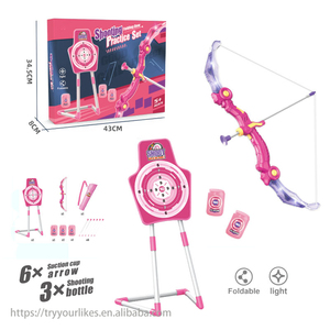 EPT Pink Single Bow and Arrow Gift Toy Arrow Game Venta al por mayor <span class=keywords><strong>Niños</strong></span> Popular <span class=keywords><strong>Juegos</strong></span> de tiro para <span class=keywords><strong>niños</strong></span> Juguetes Set <span class=keywords><strong>con</strong></span> objetivo - Product Image 5