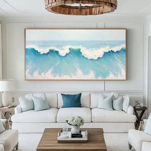 Wabi Sabi Abstract Handmade Still Life Art Textured Decorative Hand-Painted Acrylic <b>Canvas</b> Aluminium <b>Frame</b> House Decoration - Product Image 6