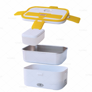 Boîte à lunch thermique chaude 304 récipient alimentaire en acier inoxydable chauffage électrique boîtes à lunch <span class=keywords><strong>pour</strong></span> voiture camion bureau - Product Image 5