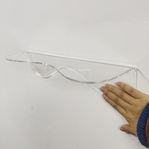 Pared de acrílico estante planta de acrílico personalizada colgando estante planta Lucite estantes de pared - Product Image 6