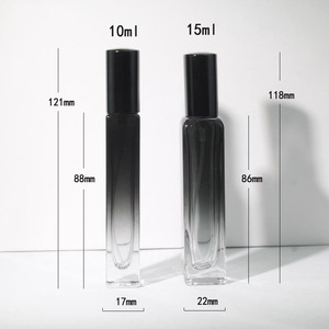 Mini vuông chai nước hoa thủy tinh 10ml 15ml với máy bơm phun sương tốt phun màu gradient bơm lại - Product Image 4