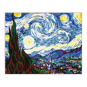 Riproduzione Decorativa Moderna Fai-da-Te Pittura Acrilica su Numeri <span class=keywords><strong>Van</strong></span> <span class=keywords><strong>Gogh</strong></span> - Product Image 1