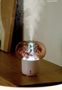 Difusor de Aroma Ultrasónico en Oferta, Humidificador con Flor Eterna y Luz LED para el Hogar y la Oficina - Product Image 4
