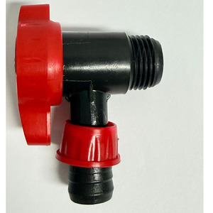 Valvola a Gomito con Filettatura Maschio da 16mm, Valvola di Chiusura in Plastica per Irrigazione a Goccia con Connettore Barbato - Product Image 3
