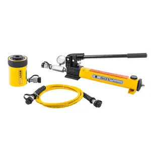 Single Acting Hydraulic Cylinder Enerpac Series Hydraulic Jack 60 Ton Single Acting Hollow Plunger Type Hydraulic Cylinder