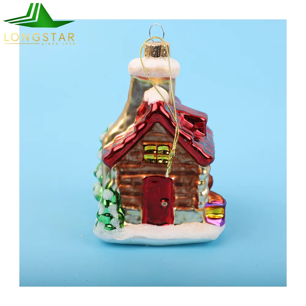 Kerstversiering Gepersonaliseerde Mini Sneeuwpop Xmas House Santa 'S Dorp Kerst Dorpshuis