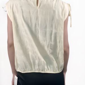 Haut décontracté tendance pour femmes JET10038, chemise bohème brodée sexy sans manches - Product Image 5