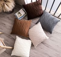 Oreillers en peluche acryliques pour dormir confortable adulte bureau coussins ergonomiques étui pour canapé