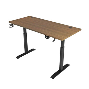 מסגרת הידראולית כפולה מספריים עבודה שולחן ידני גובה מתכוונן שולחן מעמד עם רגל למשרד מעצב - Product Image 4