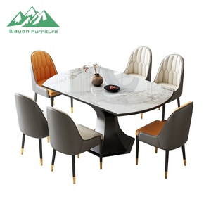 <span class=keywords><strong>Table</strong></span> à manger ronde en pierre frittée minimaliste italienne de luxe Wayon 2026, ensemble de <span class=keywords><strong>table</strong></span> à manger circulaire haut de gamme pour petit appartement - Product Image 3