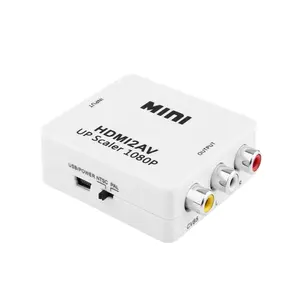 HDMI zu 3 Cinch Adapter HDMI2AV HDMI 2 AV HDMI zu AV Cvbs S-Video Adapter Konverter Box 1080P 60Hz Hohe Qualität