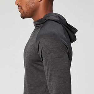 เสื้อฮู้ดสำหรับผู้ชายผ้าทอมีฮู้ดโลโก้ผ้าฝ้าย50% นิ่มปรับแต่งได้ - Product Image 4