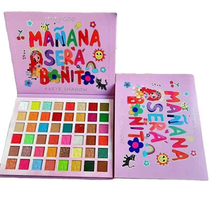 Vente en gros 2024 nouvelles palettes de fard à paupières de maquillage 4 pages Karol G palette haute pigmentation maquillage longue durée fard à paupières sombra de <span class=keywords><strong>oj</strong></span> - Product Image 3