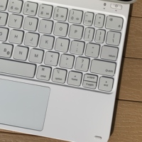 Casing Keyboard Nirkabel BT Baru dengan Lampu Latar RGB Kustom, Desain Anti Guncangan dan Tahan Air untuk iPad 10.9-inci, Material TPU, Dilengkapi Trackpad