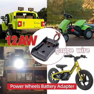 <span class=keywords><strong>Adaptateur</strong></span> de <span class=keywords><strong>batterie</strong></span> Power Wheels pour convertisseur de <span class=keywords><strong>batterie</strong></span> Dewalt Mak avec faisceau de câbles Connecteur de câble 14 AWG - Product Image 2
