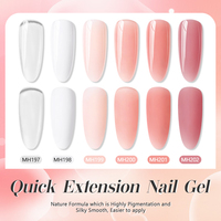 Kit de gel d'extension rapide MTSSII de haute qualité pour fabricants d'ongles, vente en gros pour l'art des ongles professionnel avec finition ultra brillante