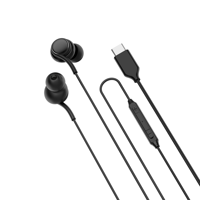 Earphone In-ear Berkabel YooKiE ETL02 Tipe-C Terlaris dengan Kontrol Volume Mic, Driver 14mm, Transmisi Digital, Tahan Air IPX-4, 1.2M