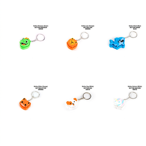 Porte-clés anti-stress en PLA imprimé en 3D, pendentif animal, souvenir de voyage, cadeau de dessin animé - Product Image 2