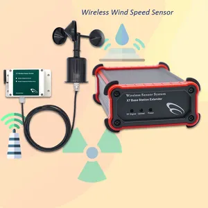Monitoramento Ambiental Usar estação meteorológica Sensor de velocidade do vento Anemômetro RS485 Sensor de velocidade do vento sem fio