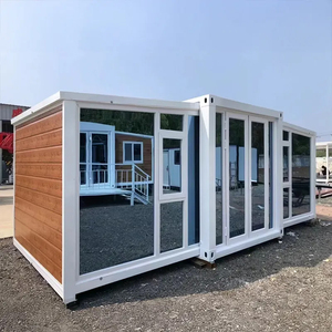 Hermosa casa prefabricada modular expandible de acero ligero para uso en hoteles al aire libre hecha de panel sándwich - Product Image 6