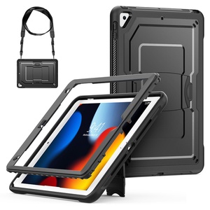 Étui hybride robuste en TPU et PC pour iPad 10,2 pouces 7ème génération iPad 9ème génération Tablette Housse fine intelligente pour stylet - Product Image 1