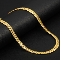 Nouvel Arrivage Vente en Gros Usine Collier Chaîne Gravée Maillons Cubains en Acier Inoxydable 316 Plaqué Or PVD 14k 18k Bijoux de Mode
