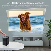 Projecteur Mini LED Vidéo Home Cinéma Portable S30MAX Smart 4K Android WiFi 1080P Android 10.0