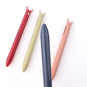 Stylo bille encre noire et rouge avec tête de lapin mignonne, personnalisable avec logo publicitaire, pour papeterie fantaisie pour filles et bureau - Vente en gros - Product Image 5