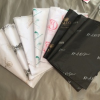 Papier de Soie d'Emballage 17g Personnalisé avec Logo d'Entreprise, Papier Cadeau Recyclé pour Emballage de Gros