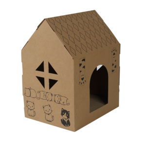Casa para Gatos de Papelão Reciclável por Atacado, Refúgio Interno Dobrável para Varejistas Globais de Animais de Estimação - Product Image 2