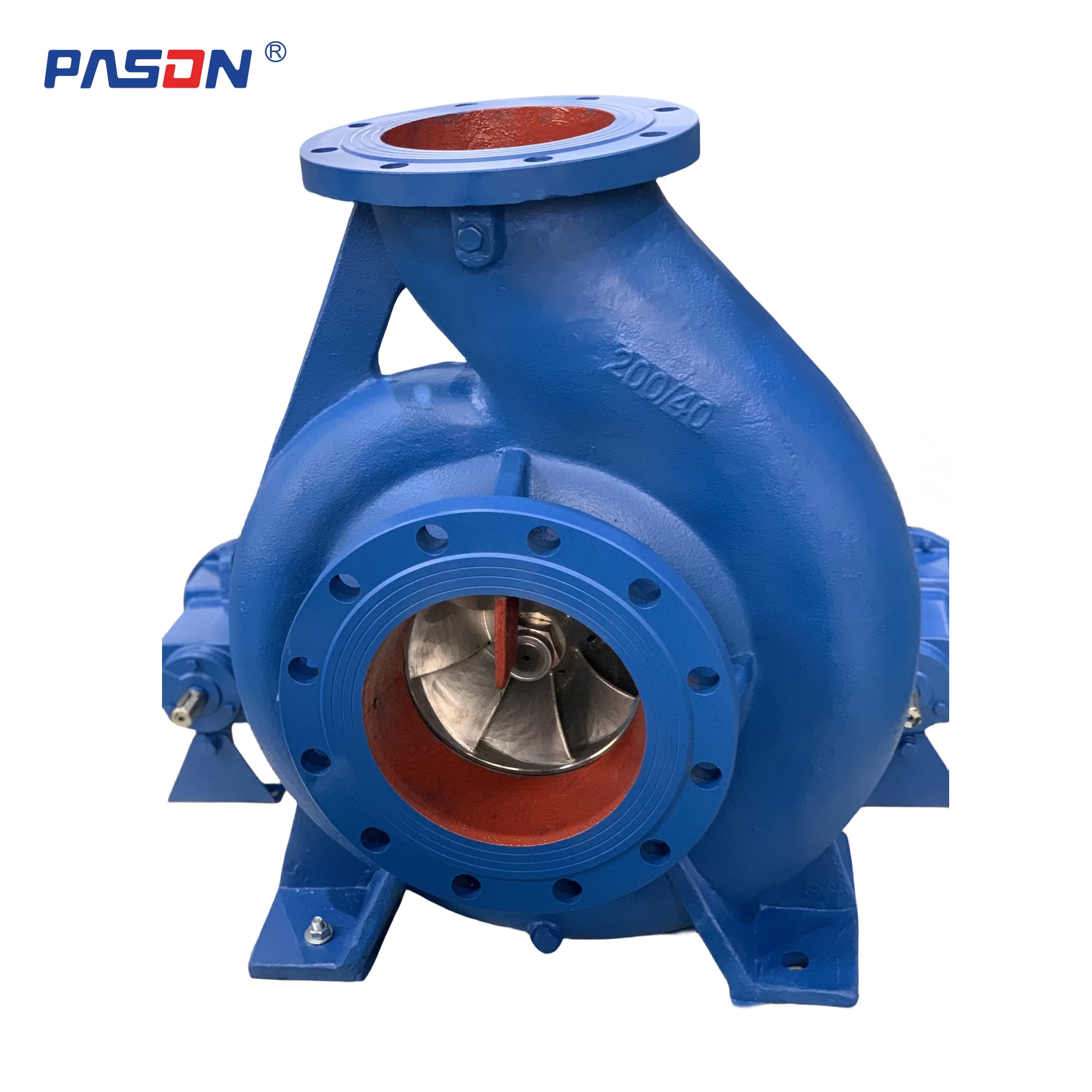 PASON fabricant PA série 250 mm décharge grand débit pompe à eau centrifuge à un étage pompe industrielle