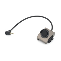 Mini interrupteur à bascule en aluminium de 2,5 mm pour lampe torche, accessoires tactiques à télécommande