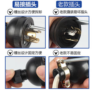 Prise en cuivre pur Chongqing Xiliang A7-2-4-1 pour moteur essence/diesel, pièces et accessoires de générateur refroidi par air 3kW-8kW - Product Image 1