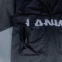 Veste coupe-vent légère imperméable à demi-zip pour homme, style Gorpcore Techwear, avec logo personnalisé OEM, haute qualité