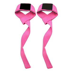 Custom Logo Gym Training Dowel Wrist Bodybuilding Weight Lifting Straps customized weight lifting straps with custom logo - Product Image 1