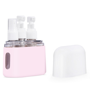 Travel Size Vacuum Dispensing Bottles For Skincare Cosmetics Portable <b>Spray</b> Bottle <b>Set</b> With Silicone Cover Face Use - Product Image 5