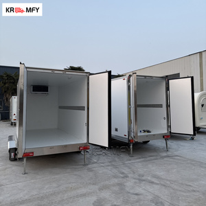 Remorque frigorifique pour le transport de viande fraîche (bœuf, porc, agneau) avec système de rail de suspension pour carcasses - Product Image 1