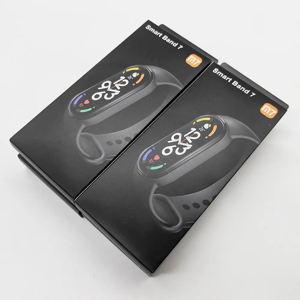 2024 spitzenverkauf produkt m7 armband wasserdicht smart watch sport fitness tracker armband smartband schlaf monitor pk m6 m5 m4
