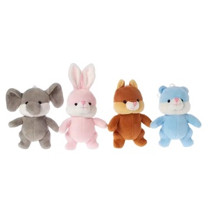 Porte-clés personnalisé Jouets en peluche Poupées en peluche souple <span class=keywords><strong>Mini</strong></span> Animal en peluche Jouets Porte-clés en peluche pour sacs - Product Image 1